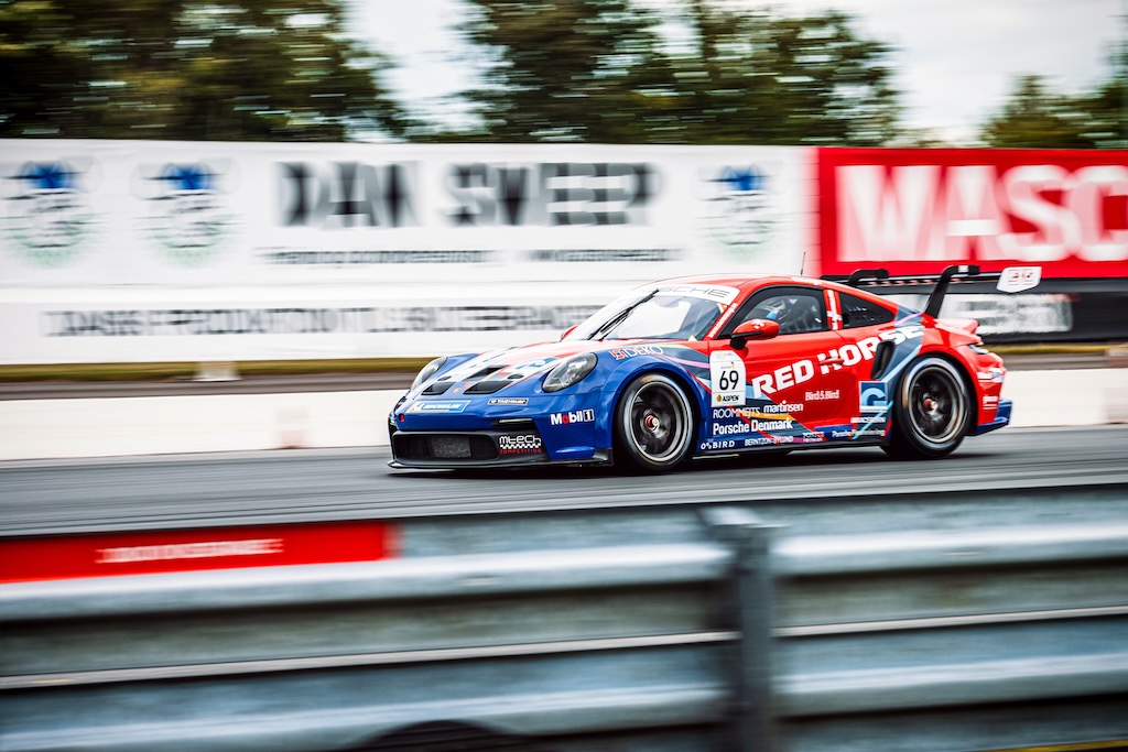 Gustav Krogh går efter sejr i Carrera Cup-finale. 
(Foto: Porsche Carrera Cup Scandinavia)